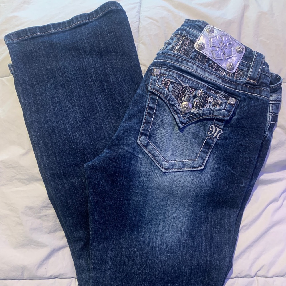 Miss Me Relaxed Bootcut Jeans